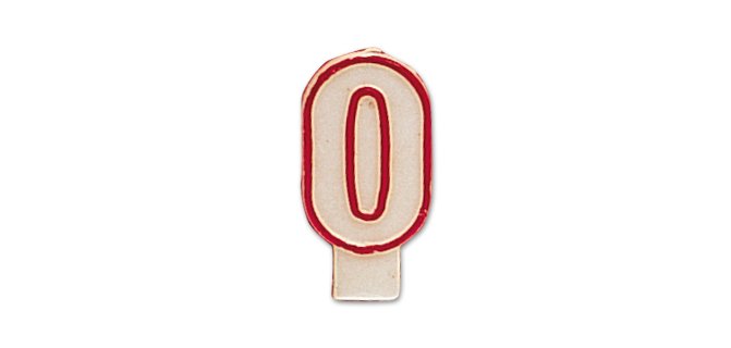 Vela cumpleaños liderpapel nº0