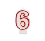 Vela cumpleaños liderpapel nº6