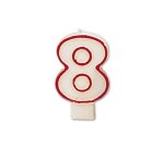 Vela cumpleaños liderpapel nº8