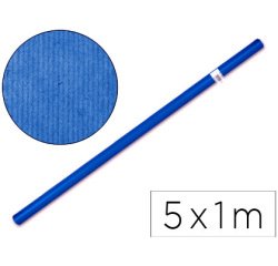 Papel kraft liderpapel azul rollo 5x1 mt