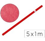 Papel kraft liderpapel rojo rollo de 5x1 m