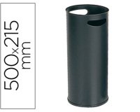Paraguero metalico 306 negro 50x21,5 cm