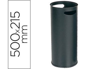 Paraguero metalico 306 negro 50x21,5 cm