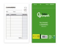 Talonario liderpapel camarero bolsillo original y copia t250