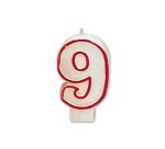 Vela cumpleaños liderpapel nº9