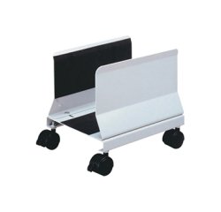 Soporte para cpu metal q-connect regulable con ruedas