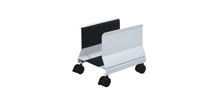Soporte para cpu metal q-connect regulable con ruedas