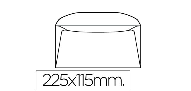 Sobre liderpapel dl+ -bolsa de 10 115x225 mm