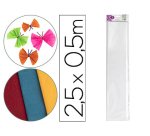 Papel crespón Liderpapel 50 cm x 2,5 m -  34 g