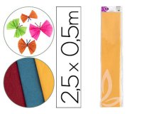 Papel crespón Liderpapel  amarillo oro