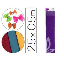 Papel crespón Liderpapel violeta