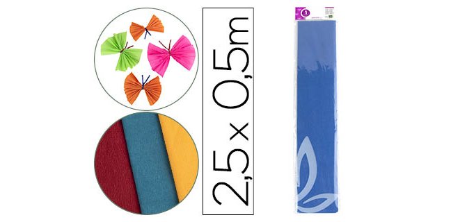 Papel crespón Liderpapel  azul marino