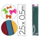 Papel crespón Liderpapel 50 cm x 2,5 m -  34 g