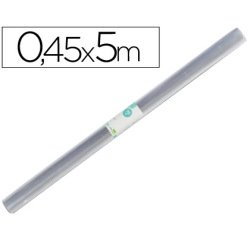 Rollo plastico forralibros liderpapel 0,45x5 mt 70 mc