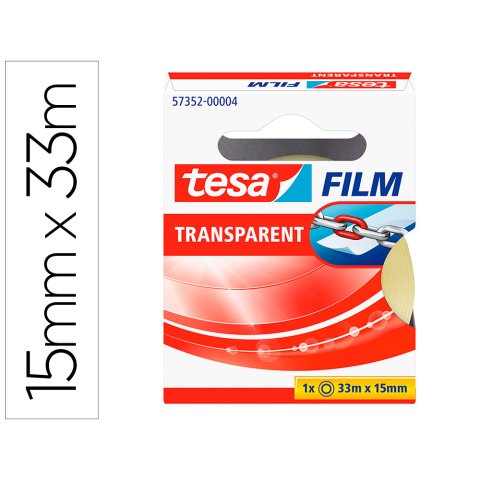 Cinta adhesiva tesa practic 33 m x 15 mm