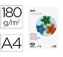 Cartulina liderpapel a4 180g/m2 salmon paquete de 100 hojas