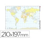Mapa mudo color din a4 planisferio politico