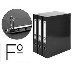 Módulo liderpapel 3 archivadores folio 2 anillas mixtas 40mm