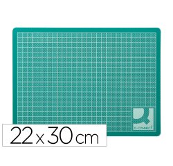 Plancha para corte q-connect din a4 3 mm grosor color verde