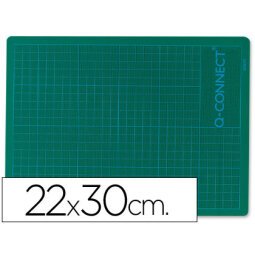 Plancha para corte q-connect din a4 3 mm grosor color verde