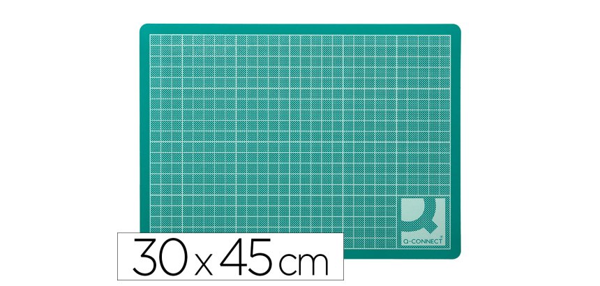 Plancha para corte q-connect din a3 3 mm grosor color verde