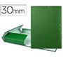 Carpeta proyectos liderpapel folio lomo 30mm carton forrado verde