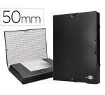 Carpeta proyectos liderpapel folio lomo 50mm carton forradonegra