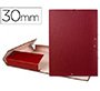 Carpeta proyectos liderpapel folio lomo 30mm carton forrado roja