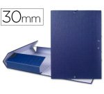 Carpeta proyectos liderpapel folio lomo 30mm carton forradoazul