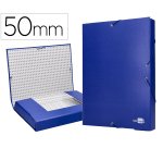 Carpeta proyectos liderpapel folio lomo 50mm carton forradoazul