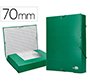 Carpeta proyectos liderpapel folio lomo 70mm carton forrado verde