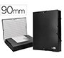 Carpeta proyectos liderpapel folio lomo 90mm carton forrado negra