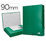 Carpeta proyectos liderpapel folio lomo 90mm carton forrado verde