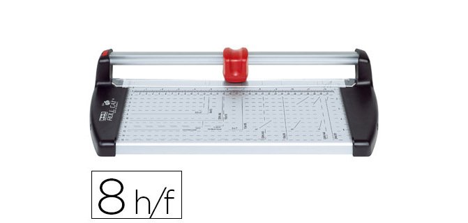 Cizalla m+r metalica 6132 de rodillo de 32 cm con base de aluminio