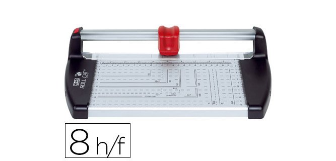 Cizalla m+r metalica 6726 de rodillo de 26 cm con base de aluminio