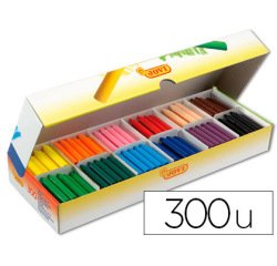 Lapices cera jovicolor caja con 300 unidades colores surtidos