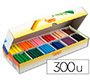 Lapices cera jovicolor caja con 300 unidades colores surtidos