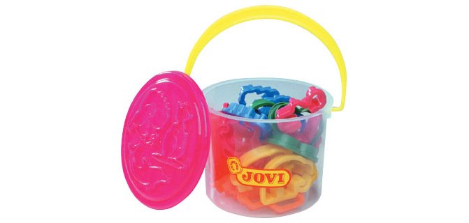 Moldes modelar Jovi cubo con 24 moldes 