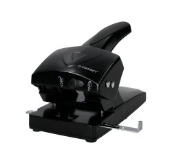 Taladrador q-connect kf01237 negro abertura 6,5 mm capacidad 65 hojas