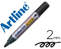 Rotulador artline marcador permanente 170 negro punta redonda 2 mm antisecado