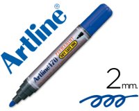 Rotulador artline marcador permanente 170 azul punta redonda 2mm antisecado