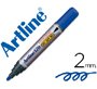 Rotulador artline marcador permanente 170 azul punta redonda 2mm antisecado