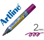Rotulador artline pizarra ek-517 violeta punta redonda 2 mm tinta de bajo olor