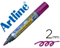 Rotulador artline pizarra ek-517 violeta punta redonda 2 mm tinta de bajo olor