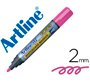 Rotulador artline pizarra ek-517 rosa punta redonda 2 mm tinta de bajo olor