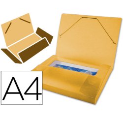 Carpeta liderpapel portadocumentos 36851 polipropileno din a4 naranja serie frosty lomo 25 mm