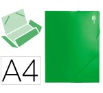 Carpeta liderpapel portadocumentos 36903 polipropileno dina4 verde lomo 50 mm
