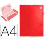 Carpeta liderpapel portadocumentos polipropileno din a4 roja lomo 50 mm