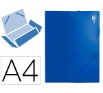 Carpeta liderpapel portadocumentos 36902 polipropileno din a4 azul lomo 50 mm