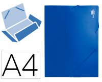Carpeta liderpapel portadocumentos 36902 polipropileno din a4 azul lomo 50 mm